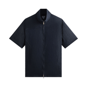 Kith x Giorgio Armani Open Weave Colton Zip-Up Shirt 'Nocturnal'