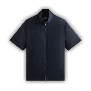Kith x Giorgio Armani Open Weave Colton Zip-Up Shirt 'Nocturnal'