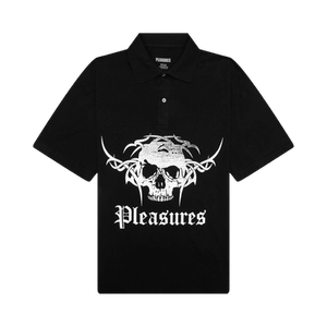 Pleasures Tradition Polo Shirt 'Black'