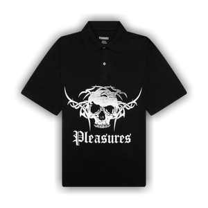 Pleasures Tradition Polo Shirt 'Black'