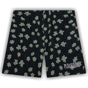 Pleasures Floral Seersucker Shorts 'Black'