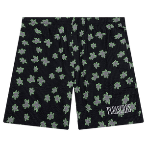 Pleasures Floral Seersucker Shorts 'Black'