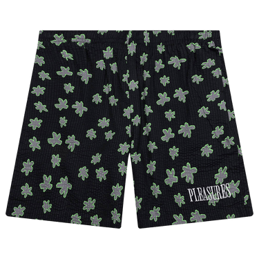 Pleasures Floral Seersucker Shorts 'Black'