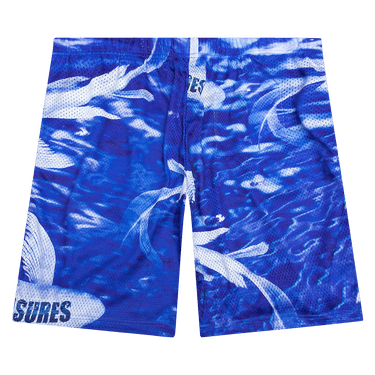 Pleasures Koi Mesh Shorts 'Blue'