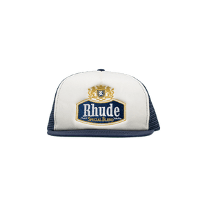 Rhude Special-Blend Trucker Hat 'Navy/Off White'