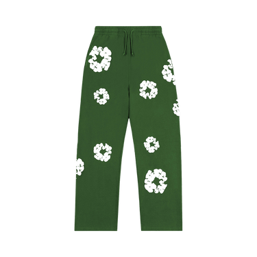 Denim Tears Cotton Wreath Baggy Sweatpants 'Green'