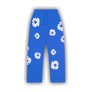 Denim Tears Cotton Wreath Baggy Sweatpants 'Blue'