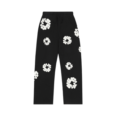 Denim Tears Cotton Wreath Baggy Sweatpants 'Black'