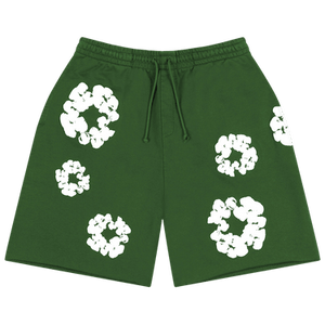 Denim Tears Cotton Wreath Sweatshorts 'Green'
