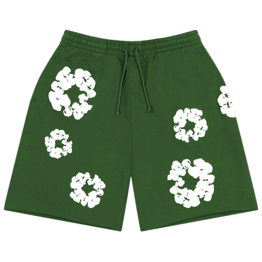 Denim Tears Cotton Wreath Sweatshorts 'Green'
