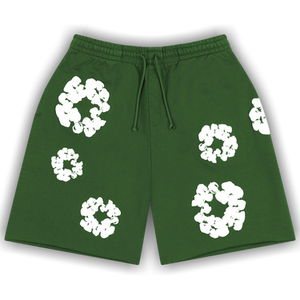 Denim Tears Cotton Wreath Sweatshorts 'Green'