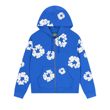 Denim Tears Cotton Wreath Zip Hoodie 'Blue'