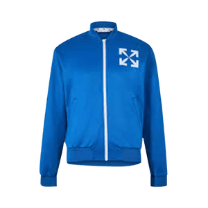 Off-White Single Arrow Slim Track Top 'Peacock/White'