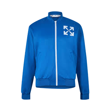 Off-White Single Arrow Slim Track Top 'Peacock/White'