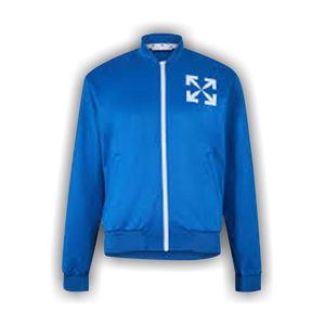 Off-White Single Arrow Slim Track Top 'Peacock/White'
