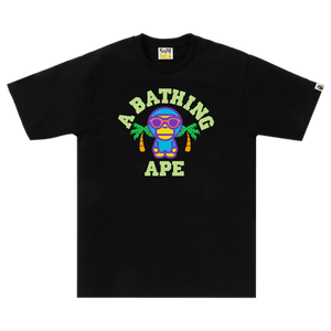 BAPE Colors Milo College Summer Tee 'Black'