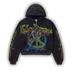 Vale Forever Taz Zip Up Hoodie 'Black'