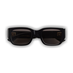 Bottega Veneta Rectangular Sunglasses 'Black/Grey'