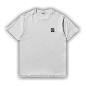 Stone Island Garment Dyed Logo T-Shirt 'White'