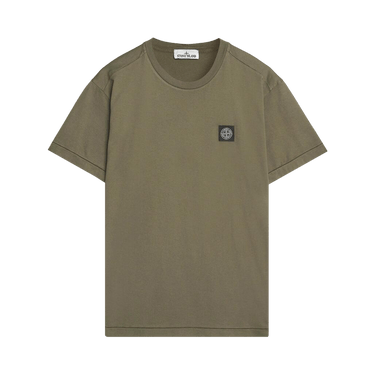 Stone Island Garment Dyed Logo T-Shirt 'Military Green'