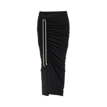 Rick Owens DRKSHDW Soft EDFU Skirt 'Black'