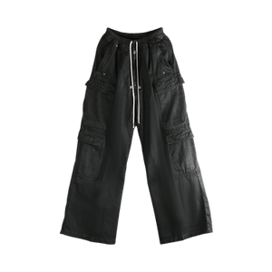 Rick Owens Double Cargo Jumbo Belas Pants 'Black Wax'