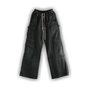 Rick Owens Double Cargo Jumbo Belas Pants 'Black Wax'