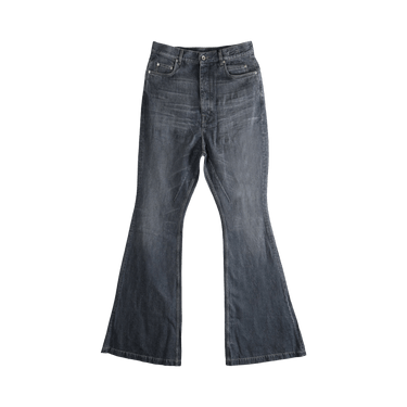 Rick Owens Denim Bolan Bootcut Pants 'Washed Grey'