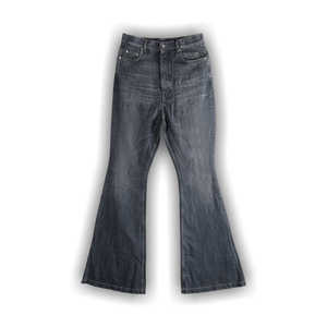 Rick Owens Denim Bolan Bootcut Pants 'Washed Grey'