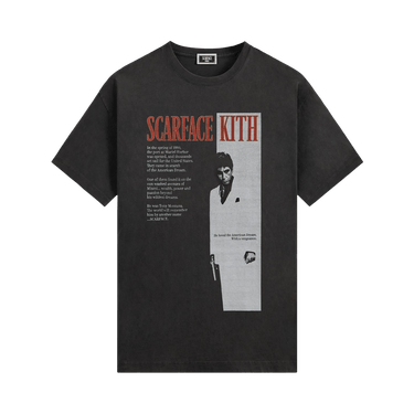 Kith For Scarface Film Poster Vintage Tee 'Black'