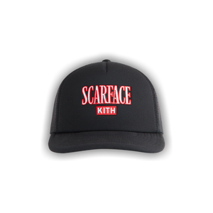 Kith For Scarface Poly Foam Nolan Trucker Hat 'Black'