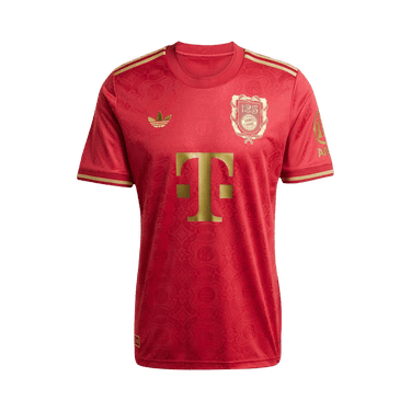 adidas FC Bayern 125th Anniversary Jersey 'Active Maroon/Dark Football Gold'