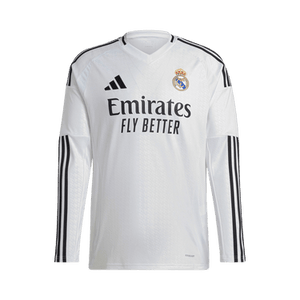adidas Real Madrid 24/25 Long Sleeve Home Jersey 'White'