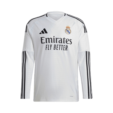 adidas Real Madrid 24/25 Long Sleeve Home Jersey 'White'