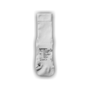 SATISFY Merino Nylon Tube Socks 'Off White'