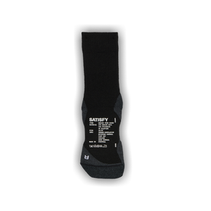 SATISFY Merino Nylon Tube Socks 'Black'