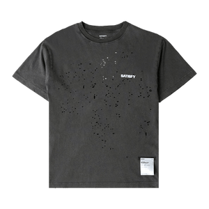 SATISFY MothTech Basic Logo T-Shirt 'Aged Black'