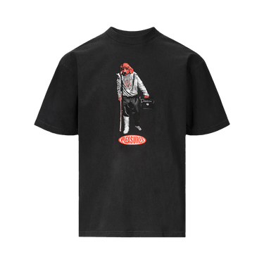 Pleasures Da Funk T-Shirt 'Faded Black'