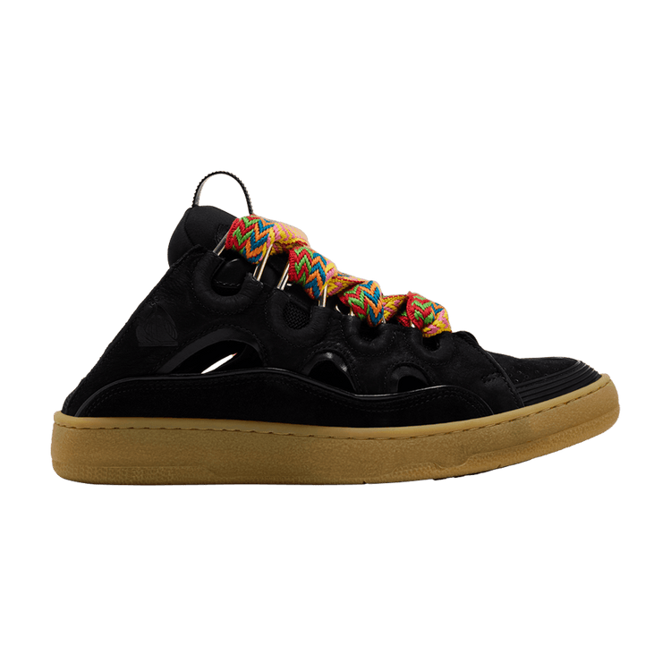 Lanvin Curb Mule 'Black Multi Laces' FM SKDM02 DRAG E2210
