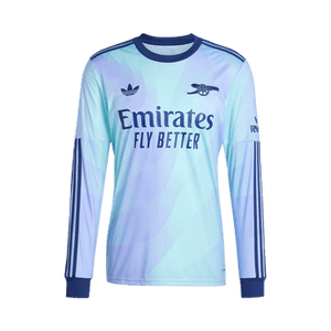 adidas Arsenal 24/25 Long Sleeve Third Jersey 'Clear Aqua/Light Flash Purple'