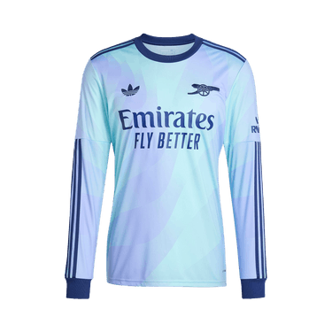adidas Arsenal 24/25 Long Sleeve Third Jersey 'Clear Aqua/Light Flash Purple'