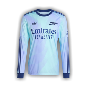 adidas Arsenal 24/25 Long Sleeve Third Jersey 'Clear Aqua/Light Flash Purple'
