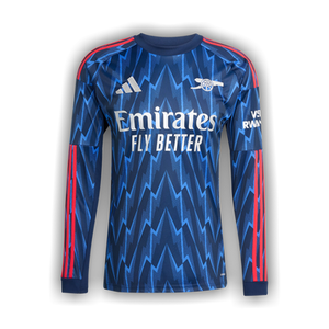 adidas Arsenal 25/26 Long Sleeve Away Jersey 'Night Indigo/Grey Two'