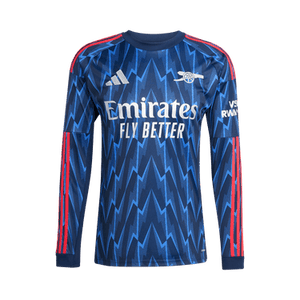adidas Arsenal 25/26 Long Sleeve Away Jersey 'Night Indigo/Grey Two'