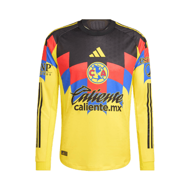 adidas Club América 25/26 Long Sleeve Home Authentic Jersey 'Yellow'