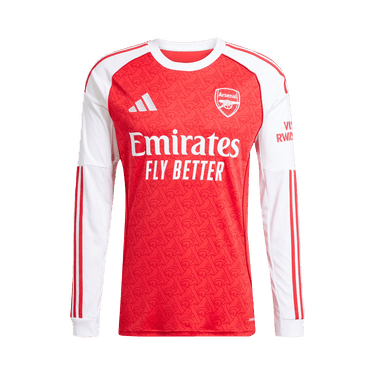 adidas Arsenal 25/26 Long Sleeve Home Jersey 'Better Scarlet/White'