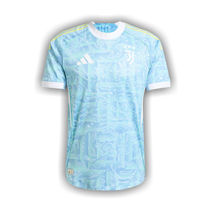 adidas Juventus 25/26 Away Authentic Jersey 'Ash Blue'