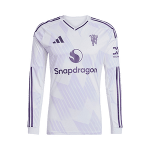 adidas Manchester United 25/26 Long Sleeve Away Jersey 'White'