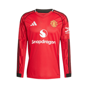 adidas Manchester United 25/26 Long Sleeve Home Jersey 'Mufc Red'