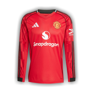 adidas Manchester United 25/26 Long Sleeve Home Jersey 'Mufc Red'